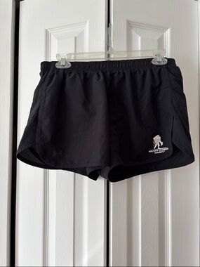 Under Armour Women’s Black Athletic Running Shorts with WWP Logo